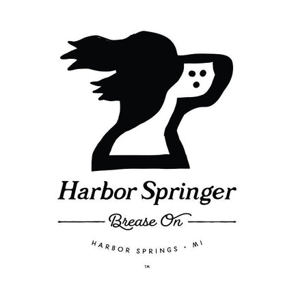 Clothing brand Harbor Springer springer spaniel logo t-shirt design with Brease On tagline.
