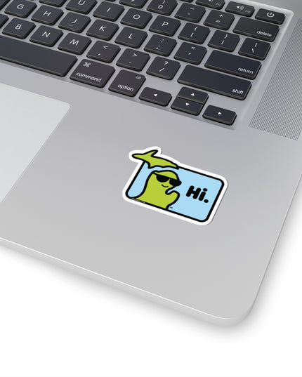 MI Says Hi™ "Hi" Kiss-Cut Sticker