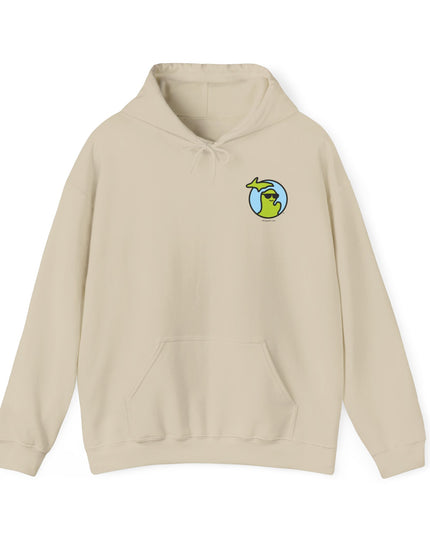 MI Says Hi™ "Hi" on Back - Unisex Heavy Blend™ Hooded Sweatshirt