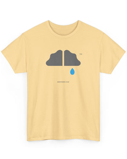 Brnpower™ - Brainpower, with no AI - Icon Only - Unisex Heavy Cotton Tee