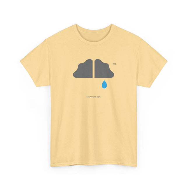 Brnpower™ - Brainpower, with no AI - Icon Only - Unisex Heavy Cotton Tee