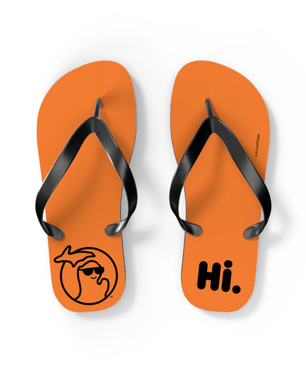 MI Says Hi™ - Flip Flops - Orange