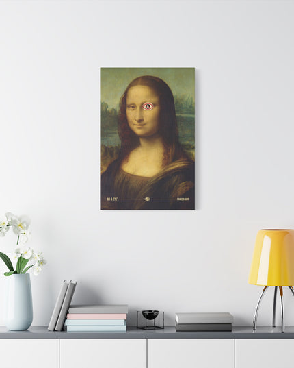 No A Eye™ Mona Lisa on Matte Canvas, Stretched, 1.25"