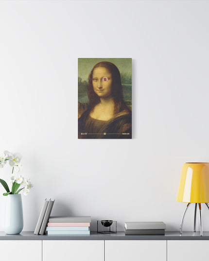 No A Eye™ Mona Lisa on Matte Canvas, Stretched, 1.25"
