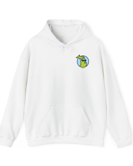 MI Says Hi™ "Hi" on Back - Unisex Heavy Blend™ Hooded Sweatshirt