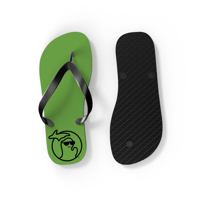 MI Says Hi™ - Flip Flops - Green