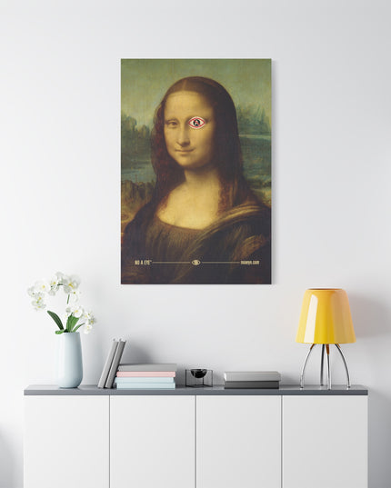 No A Eye™ Mona Lisa on Matte Canvas, Stretched, 1.25"