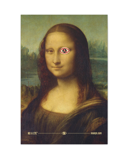 No A Eye™ Mona Lisa on Matte Canvas, Stretched, 1.25"