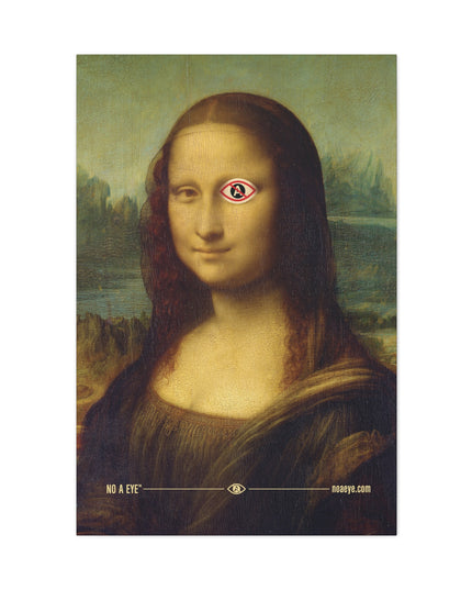 No A Eye™ Mona Lisa on Matte Canvas, Stretched, 1.25"