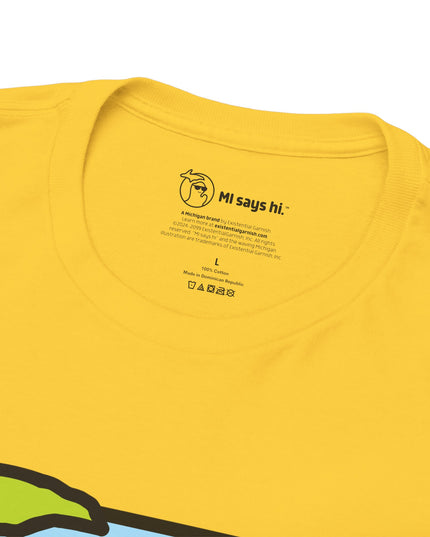 MI SAYS HI™ "Hi." Unisex Heavy Cotton Tee