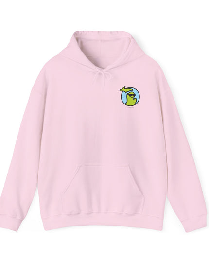 MI Says Hi™ "Hi" on Back - Unisex Heavy Blend™ Hooded Sweatshirt