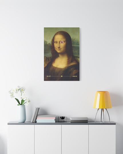 No A Eye™ Mona Lisa on Matte Canvas, Stretched, 1.25"