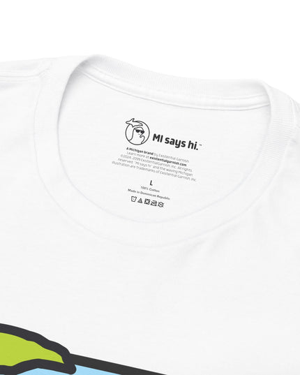 MI SAYS HI™ "Hi." Unisex Heavy Cotton Tee