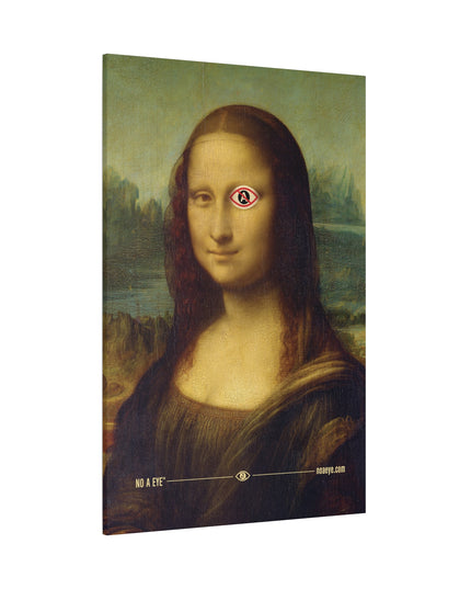 No A Eye™ Mona Lisa on Matte Canvas, Stretched, 1.25"