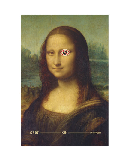 No A Eye™ Mona Lisa on Matte Canvas, Stretched, 1.25"
