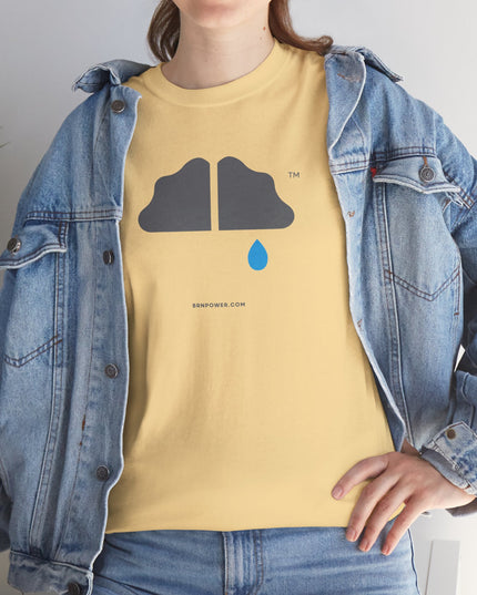Brnpower™ - Brainpower, with no AI - Icon Only - Unisex Heavy Cotton Tee