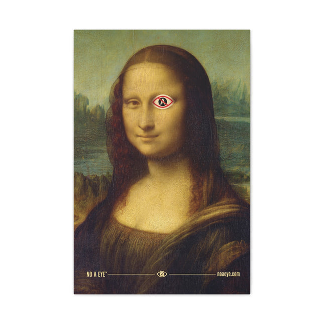 No A Eye™ Mona Lisa on Matte Canvas, Stretched, 1.25"