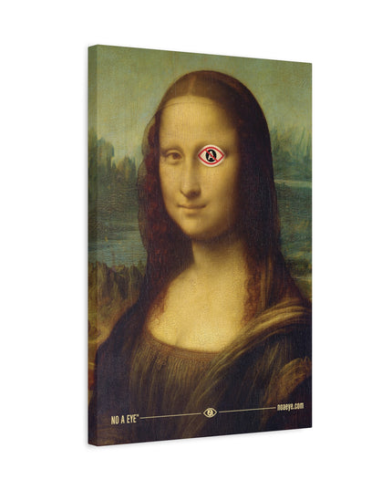 No A Eye™ Mona Lisa on Matte Canvas, Stretched, 1.25"