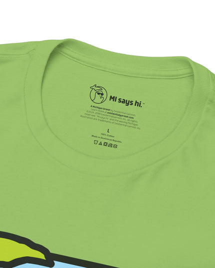 MI SAYS HI™ "Hi." Unisex Heavy Cotton Tee