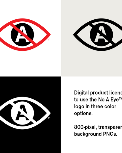 Official No A Eye™ Logo - Digital License and Download